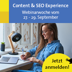 mi connect Webinarwoche: Content & SEO Experience mi connect Webinarwoche: Content & SEO Experience